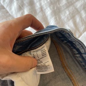 American eagle, highest rise jegging, distressed